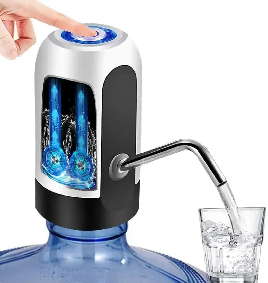 USB Rechargeable Electric Water Dispenser | Portable Automatic Water Pump for Bottled Drinking Water | One-Touch Switch Pump Machine