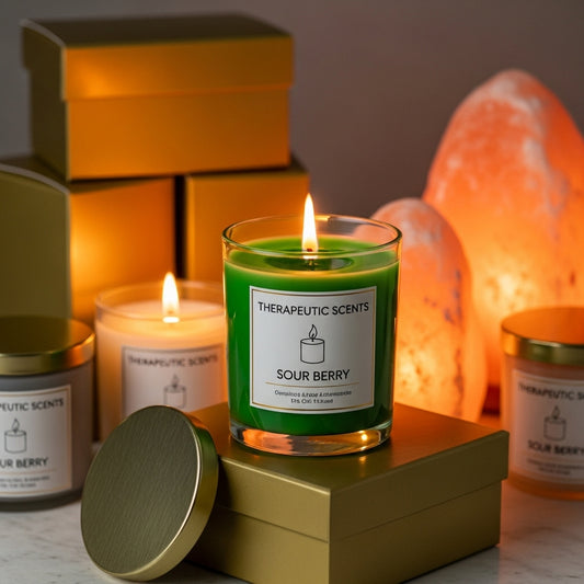 Sour Berry Candle – Handmade Fruity Soy Wax Blend | 100g