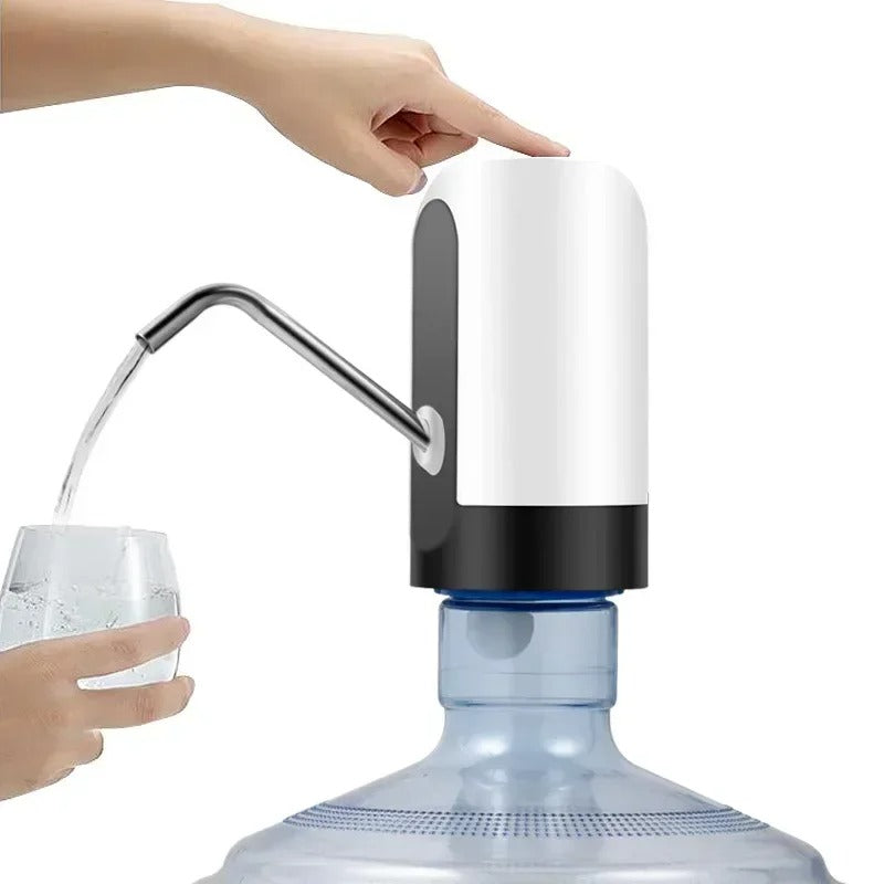 USB Rechargeable Electric Water Dispenser | Portable Automatic Water Pump for Bottled Drinking Water | One-Touch Switch Pump Machine