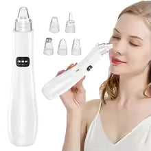 Face Vacuum Suction Blackhead Remover – Electric Deep Pore Cleaner & Facial Cleansing Tool for Nose & Skin Care
