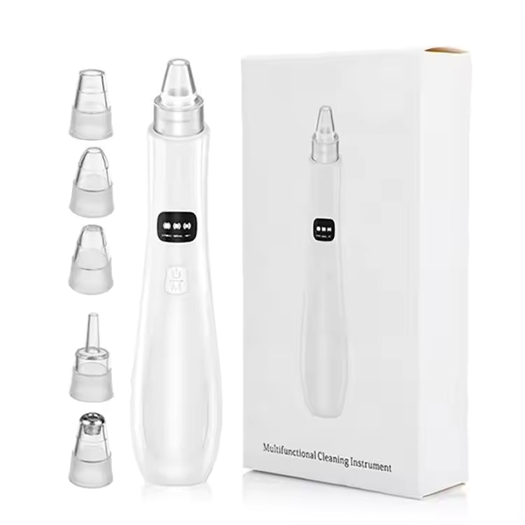 Face Vacuum Suction Blackhead Remover – Electric Deep Pore Cleaner & Facial Cleansing Tool for Nose & Skin Care