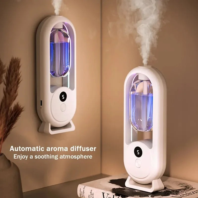 Rechargeable 5-Mode Essential Oil Diffuser – 50ml Aromatic Air Freshener