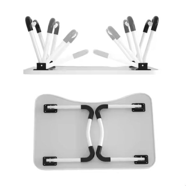 Premium Wooden Foldable Laptop Table | Multi-Functional Bed Tray, Study Desk, Drawing & Reading Stand | Portable Floor Laptop Stand